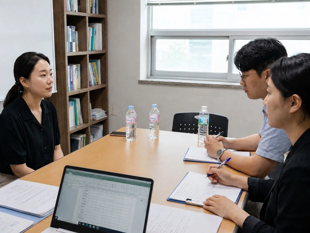 인턴십 1:1 수퍼비전 장면